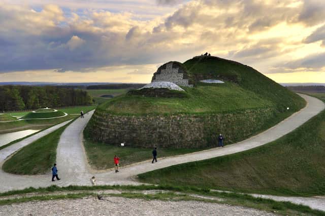 Northumberlandia, or the Lady of the North, is a huge land sculpture in the shape of a reclining female, which was made of 1.5million tonnes of earth from neighbouring Shotton Surface Mine and opened in 2012. Visit www.northumberlandia.com
