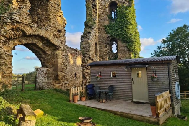Set in the rural village of Sheriff Hutton, this shepherd's hut is in the enclosed, inner courtyard of castle ruins that date back to the 14th century. It provide an atmospheric place for relaxing, enjoying a quiet drink in the evening in front of the fire pit and gazing at a starry sky. It has a five star rating based on 121 reviews, with one guest saying: "We had the perfect stay. Such a beautiful setting with amazing history; all you could need from a glamping break. It really was the perfect base for exploring North Yorkshire."