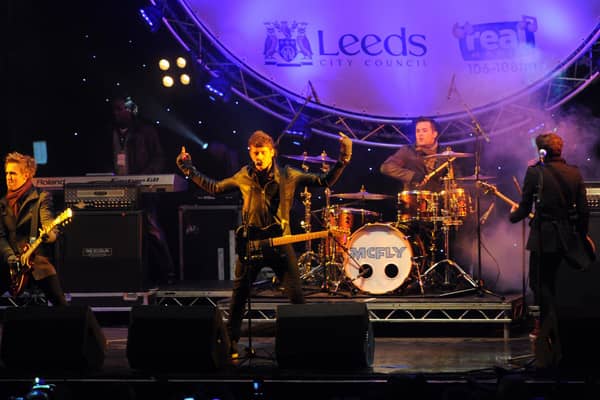 McFly will kick off the run of Sounds of the City gigs in Leeds on Thursday, July 6.