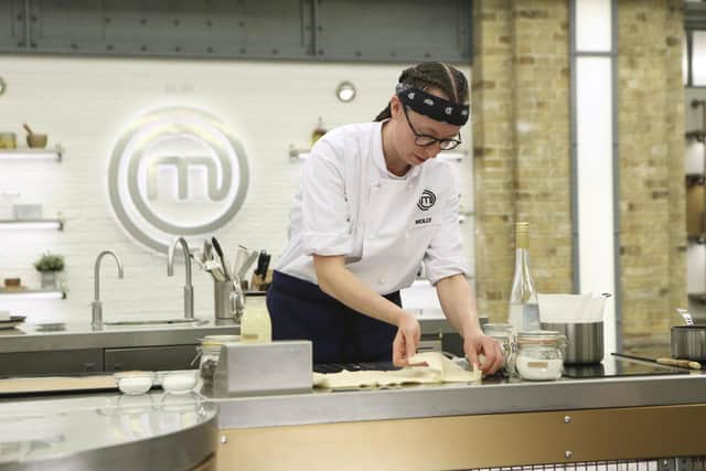 Molly cooking on MasterChef: The Professionals (Photo by BBC/Shine TV)