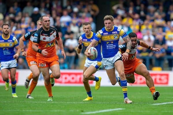 Liam Sutcliffe will join Hull after Rhinos' game agianst New Zealand. Picture by Bruce Rollinson/SWpix.com.