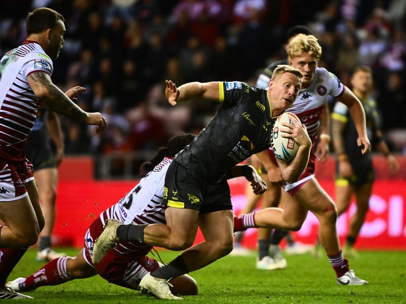 Grade E unnecessary contact with player who is injured or maybe injured, 18 points, total points 18.75 - three match ban.
