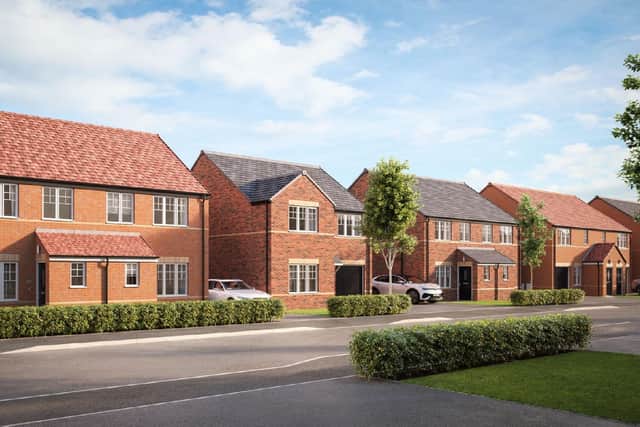 Planning granted - Avant Homes will build 93 new homes in Bingley (CGI indicative of proposed housetypes to be built)