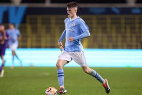 TREBLE: For Manchester City's England under-18s international Matty Warhurst, above, to see off Leeds United's under-18s. Photo by Alex Livesey/Getty Images.