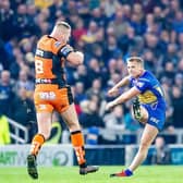 Brad Dwyer's most famous Headingley moment was a golden-point drop goal against Castleford in 2019. Picture by Allan McKenzie/SWpix.com.
