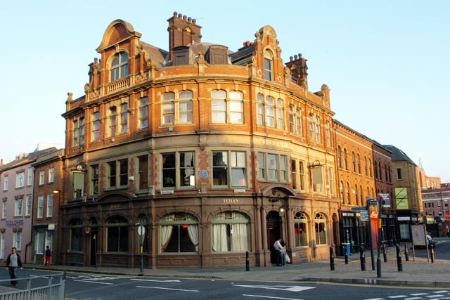 This pub on the corner of Dock Street with Hunslet Road on Leeds Bridge dates back to 1839 although the present inn dates from the turn of the 20th century.  Launched as a Tetley Heritage pub by the Lord Mayor of Leeds in October of 1978, The Adelphi was made a Grade II listed building by the Department of National Heritage in April 1994.