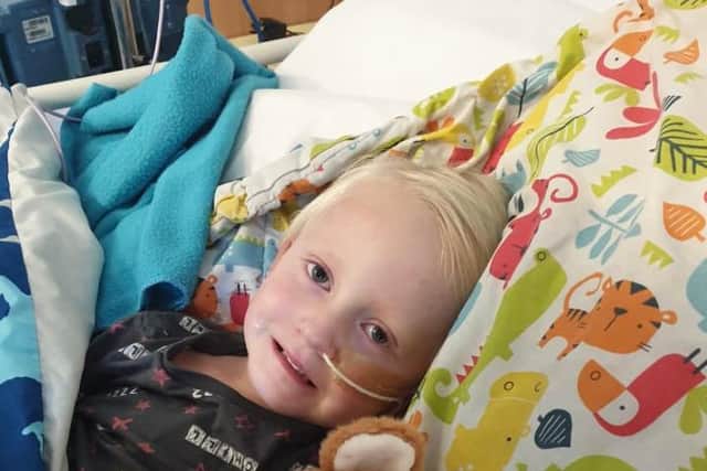 During the ordeal, Daniel's family were able to rely on support from the Children's Heart Surgery Fund.