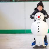 Ice skating at the Christmas Adventure at Stockeld Park