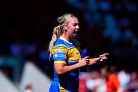 England player Keara Bennett could return for Leeds Rhinos in Sunday's Betfred Women's Challenge Cup semi-final against St Helens at Doncaster. Picture by Olly Hassell/SWpix.com.