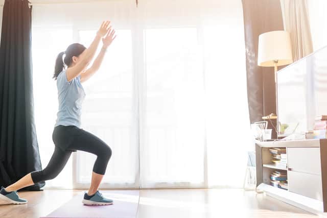 Yoga can be a great way to relax the mind and stay active - especially while remaining indoors as the lockdown continues (Photo: Shutterstock)