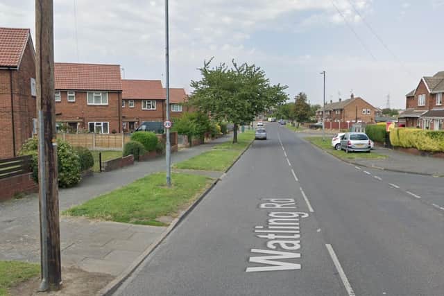 The incident happened on Watling Road, Castleford, shortly before 6pm yesterday evening (December 15). Picture: Google