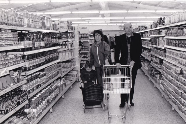 A vast array of choice inside Co-op's Halton store in November 1987.
