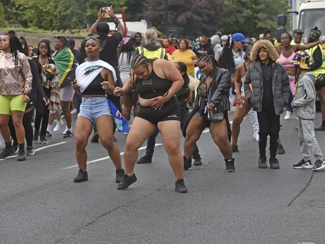 There is always plenty of dancing at the carnival.