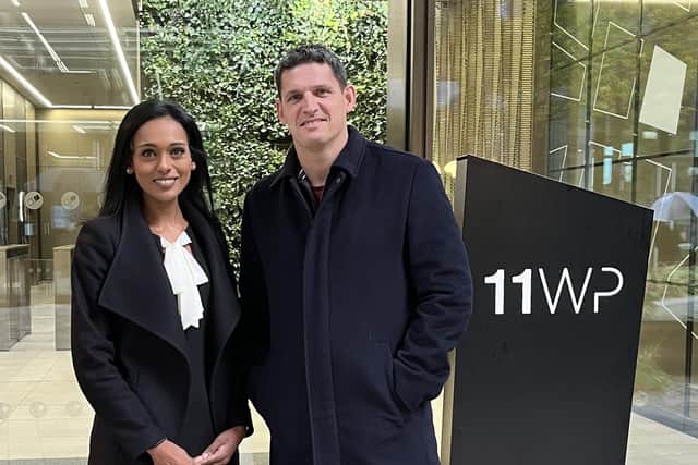 Padma Tadi-Booth and Glenn Hayes, Hill Dickinson office - Leeds (11 Wellington Place)