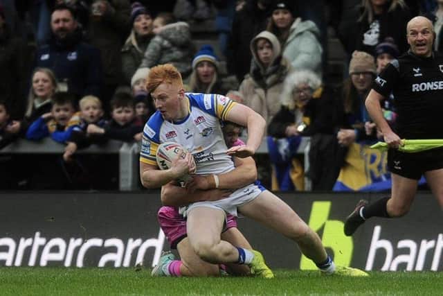Luis Roberts' future at Leeds Rhinos is undecided, with his contract due to end this autumn. Picture by Steve Riding.