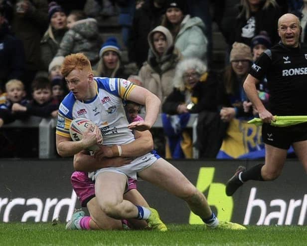 Luis Roberts' future at Leeds Rhinos is undecided, with his contract due to end this autumn. Picture by Steve Riding.