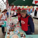 Northallerton Christian Aid Group cake stalls are always popular