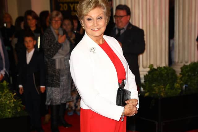 Angela Rippon along with Anna Ford was unceremoniously sacked from TV-AM (photo: Getty Images)