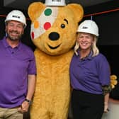 DIY SOS host Nick Knowles appears as a guest on Radio 2's Zoe Ball Breakfast Show to announce plans for a very special build in Leeds this September. Picture: Mark Allan/BBC