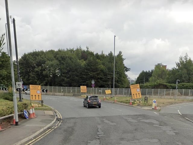 This roundabout has recently undergone major works.