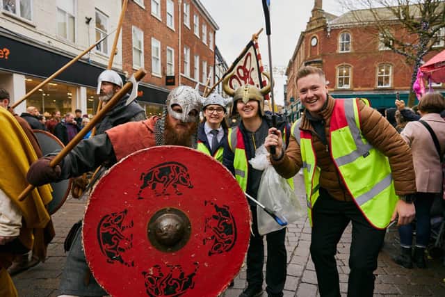 McDonald's Litter Pick at Yorks Jorvik Viking Festival