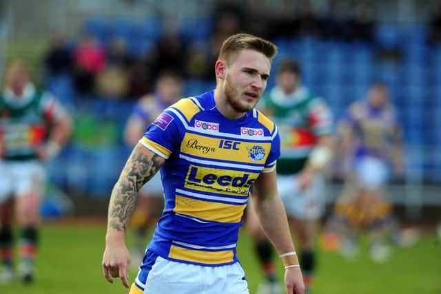 Ben White pictured in a pre-season game against Hunslet in 2014. Picture byTony Johnson.