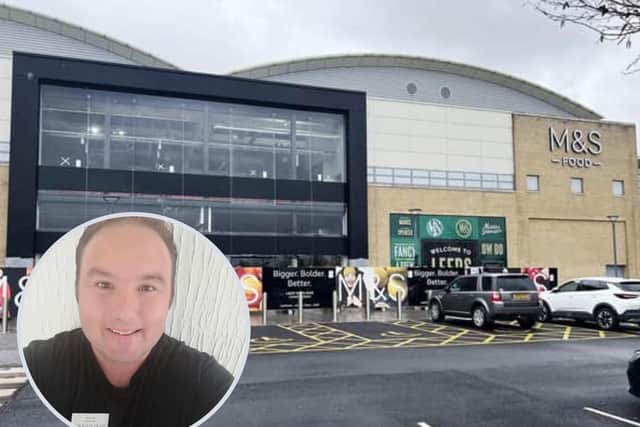Michael Chappell sent his best wishes to those who start working at the new Marks & Spencer store at White Rose in Leeds. Photo: National World/Michael Chappell