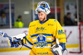 NO WAY THROUGH: Leeds Knights goaltender Sam Gospel posted his first shutout of the 2025-26 NIHL National season. Picture: Ben Gordon/Knights Media.
