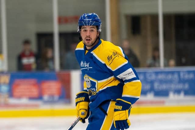 TWO GOOD: Zach Brooks scored twice in a comfortable victory over hosts Telford Tigers. Picture courtesy of Oliver Portamento