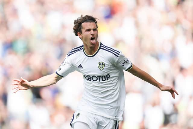 Aaronson was on target against Chelsea