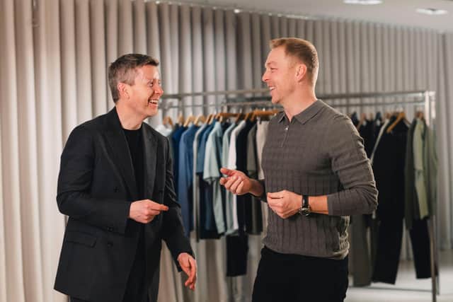 Mitch Hughes, Director of Menswear & Sir Chris Hoy