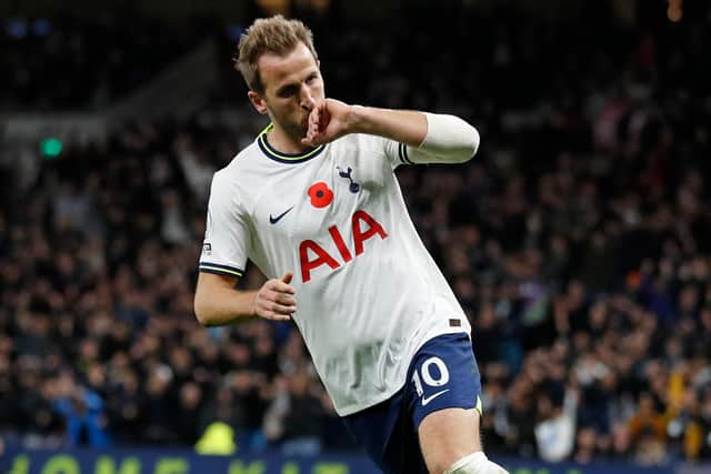 ODDS ON: Harry Kane to score at any time against Leeds United. Photo by IAN KINGTON/AFP via Getty Images.