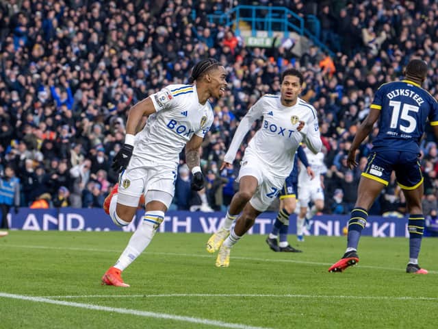 DESPERATELY GREEDY - Daniel Farke liked the manner in which Leeds United's wingers scored their goals in a thrilling 3-2 win over Middlesbrough at Elland Road. Pic: Tony Johnson