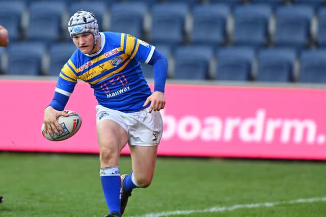 Will Gatus scored two tries for Rhinos. Picture Bruce Rollinson