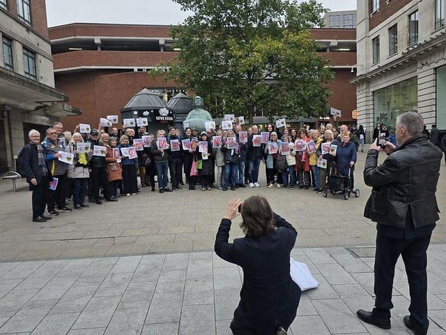 The informal gathering in Dortmund Square attracted a lot of attention.