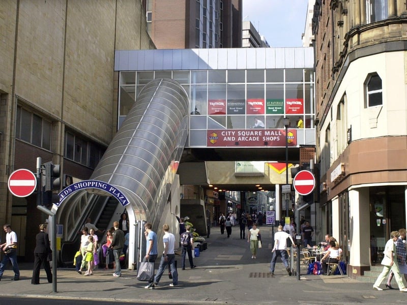 The escalator dubbed the 'Smartie tube' may no longer be a feature of Leeds city centre, but it was once regularly travelled on by Leeds shoppers.