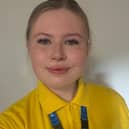 NHS volunteer Ella Perrin
