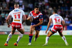 Caleb Hamlin-Uele could return for Wakefield Trinity against Catalans Dragns on Saturday. Picture by Olly Hassell/SWpix.com.