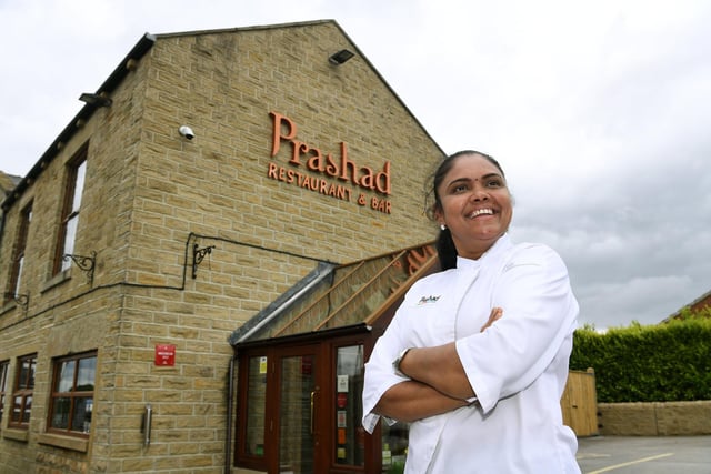A stylish, colourful and intimate restaurant in Drighlington offering South Indian and Gujarati vegetarian cuisine. Pictured is head chef Minal Patel.