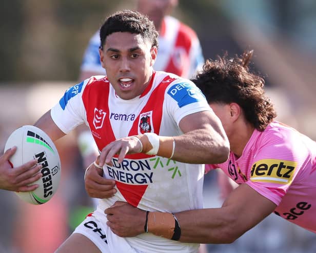 Castleford Tigers signing Tyrell Sloan in action for St George-Illawarra Dragons. Picture by Mark Kolbe Photography/Getty Images.