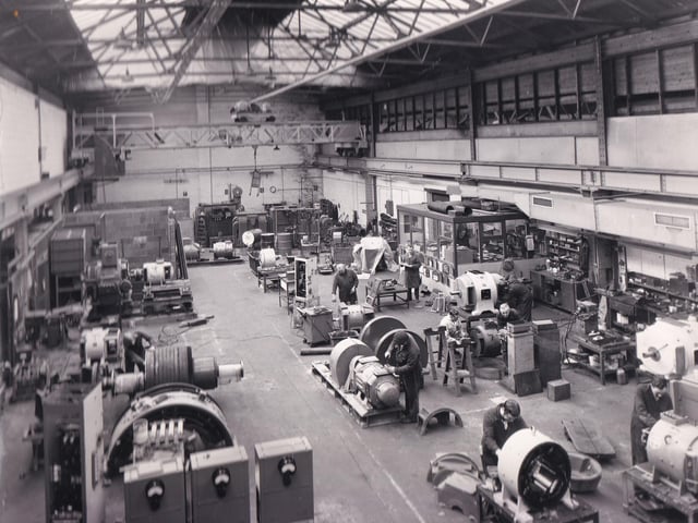 Part of one of the electrical workshops at the Belgrave works in Stanningley pictured in January 1973.