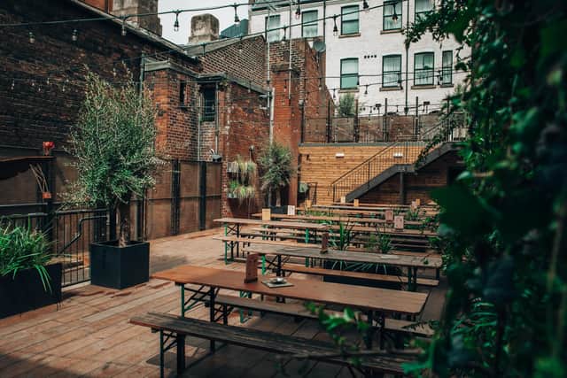 Green Room's outdoor terrace