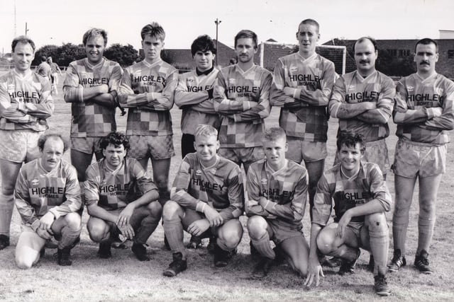 Nostell Miners' Welfare who played in the West Yorkshire League, pictured in September 1991. Back row, from left, are Jamie McLver, Darren Lupton, Nicky Simpson, Stuart Hargreaves, Trevor Copley, Andy Brown, Gary Long and Roy Darwell. Front row, from left, are Billy McAdam, Granville Marshall, Wayne Shepherd (captain), Andy Phillips and Phil Tottie.