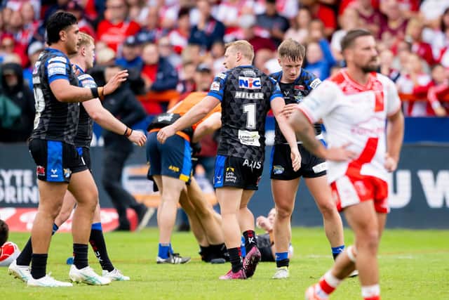 Leeds Rhinos will take confidence from last month's win at Hull KR when the sides meet against at AMT Headingley on Thursday. Picture by Allan McKenzie/SWpix.com.