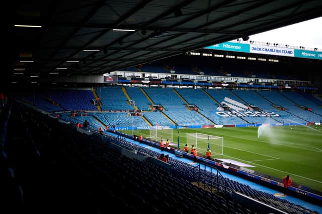 FA CHARGE - Leeds United have accepted a £150k fine and an action plan imposed over homophobic chanting at Elland Road in March when Brighton visited. Pic: Getty