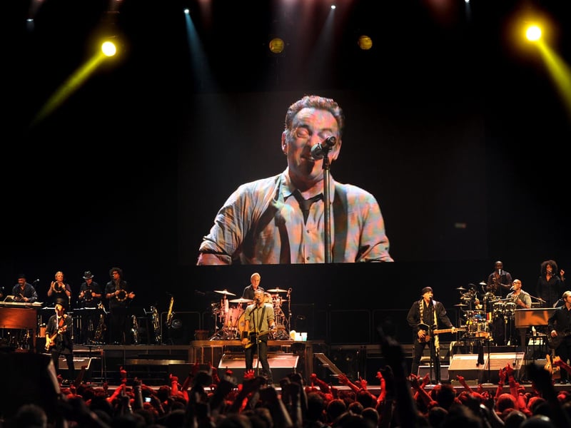 Bruce Springsteen and the E Street Band opened their three-hour set with Roulette