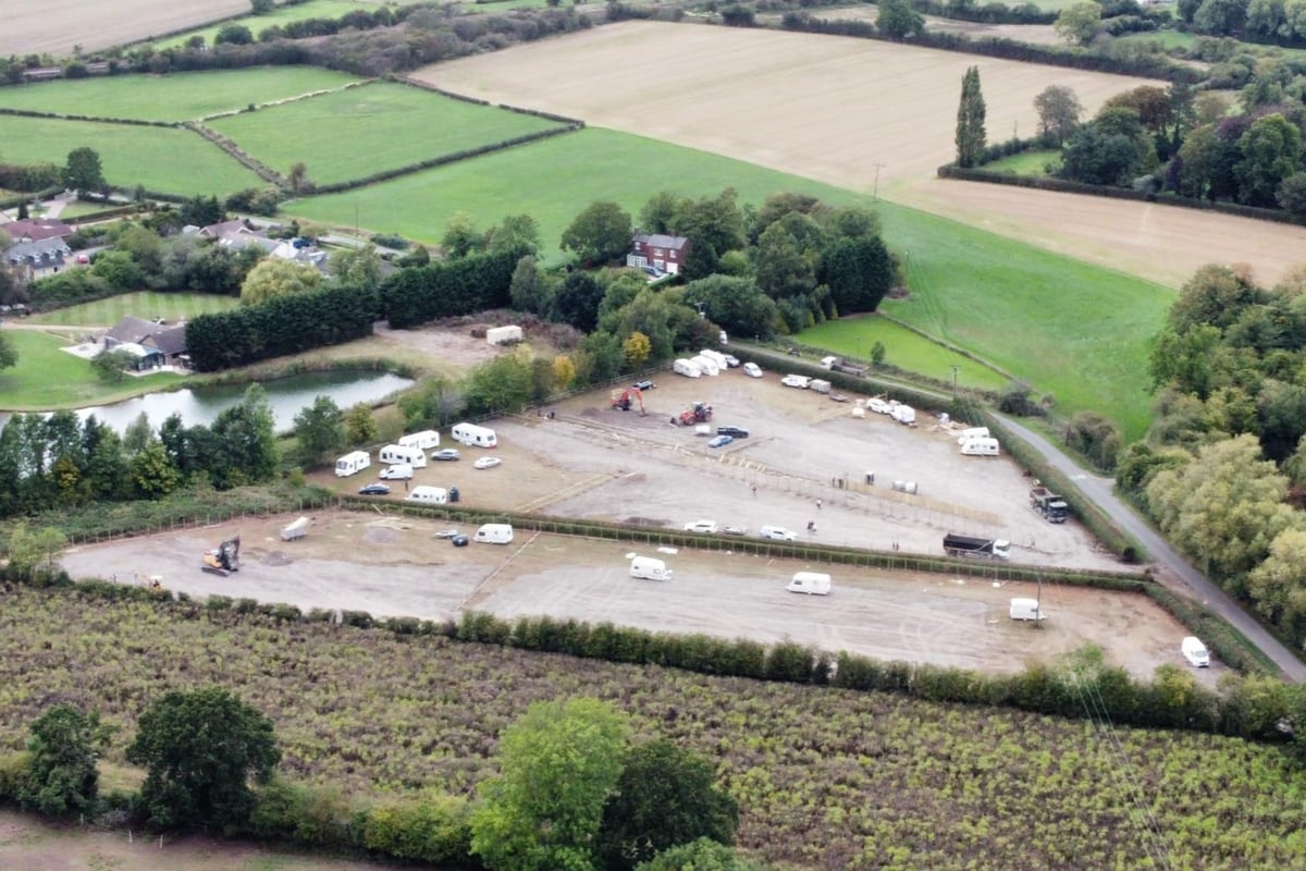 Travellers at unauthorized site plan appeal to stay