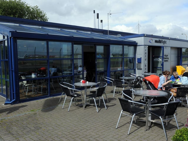 The unique MultiFlight Cafe, which is based at the MultiFlight Southside Aviation Centre at Leeds Bradford Airport, was one of reader's top choices.
