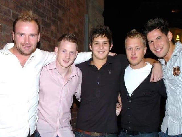 Browny, Tibs, Dyson, Snowy and Geezy in the latin quarter