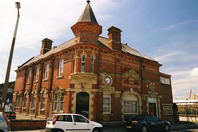 The former Upper Wortley Police Station on Upper Wortley Road dating from 1899. It is built in red brick featuring a turret and a Pott's clock which local people could set their watches by.